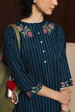 Teal Tone Zara Shahjahan Brand Original Fabrics