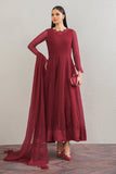 Baroque Embroidered Chiffon Frock PR-901 Online Shopping