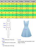 Women 1950s Retro Fancy Cocktail Dress V-Neck Sleeveless A-Line Party Swing Dress