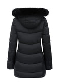 Black Women's Jacket Winter Windproof Warm Down Coats Waterproof - AmEss | Women's Coat & Jacket