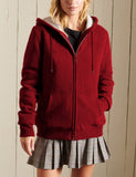 Winered Women's Casual Full Zip Lined Hoodie Sweatshirt Jacket Coat - Yeokou | Women's Coat & Jacket