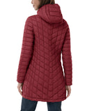 Black Mid Length Woman Slim Coats Lightweight Warm Puffer - Outdoor Ventures | Women's Coat & Jacket