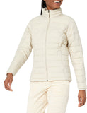 Stone Women's Puffer Jacket Long-Sleeve Water-Resistant Packable - AmEss | Women's Coat & Jacket