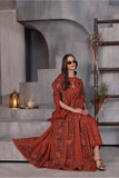 saadia asad D5 - Orange Maggam Aari