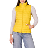 Yellow Women's Jacket Puffer Vest Lightweight Water-Resistant Packable - AmEss | Women's Coat & Jacket