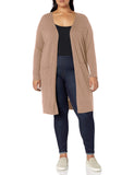 Camel Women's Cardigan Sweater Lightweight Longer Length - AmEss | Women's Coat & Jacket