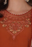 noor by saadia asad D10 B - Burnt Terracotta