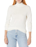 Ivory Women's Sweater Lightweight Long-Sleeve Turtleneck - AmEss | Women's Coat & Jacket