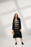 Saadia Asad D1 - Black/Beige Online Shopping