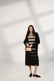 Saadia Asad D1 - Black/Beige Online Shopping