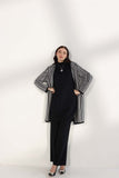 Saadia Asad D8 - Black/White Online Shopping