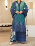 Blue ALP-2PS-SLKS-2494 Almirah Brand Original Fabrics