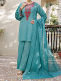 Green ALP-3PS-2572 Almirah Brand Original Fabrics