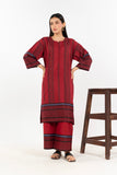 Alkaram BJ15-8-2P25-Maroon Online Shopping
