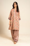 Br46 2p26 Dusty Peech Al Karam Brand Original Fabrics