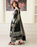 Black Petals Roheenaz Brand Original Fabrics