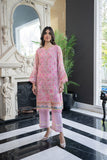 Dhanak SS24DA-2433 Pink 2pcs  Embroidered Kurta With Trouser Online Shopping