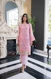 Dhanak SS24DA-2433 Pink 2pcs  Embroidered Kurta With Trouser Online Shopping