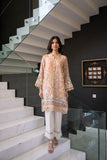 Dhanak SS24DA-2434 Peach 2pcs  Embroidered Kurta With Trouser Online Shopping