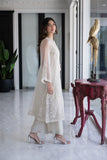 Dhanak SS24DA-2432 Off White 2pcs  Embroidered Kurta With Trouser Online Shopping