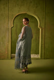 SS24DU-3196 Blue 3Pcs Dhanak Festive Collection2024