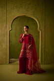 Dhanak SS24DU-3200 Dark-Pink 3Pcs Festive Collection 2024
