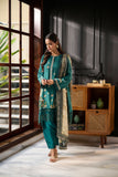 Dhanak SS24DD-1143 Dark Green Dupatta Online Shopping
