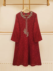 Agha Noor 3 Piece - Pure Cotton Net Embroidered S108751 Online Shopping