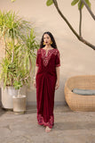 Dhanak FW24DA-1899 Maroon Online Shopping