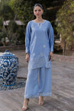 SS25DA-2767   SKY BLUE Dhanak Brand Original Fabrics