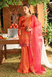 SS26DA-2916 Orange Dhanak Brand Original Fabrics