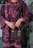ASAE-05 Deep Plum  Asim Jofa Brand Original Fabrics