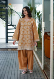 ASAE-03 Golden Mustard Floral Asim Jofa Brand Original Fabrics
