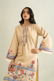 EDE102-9-2P25 Khaki Alkaram Brand Original Fabrics