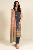 EF132-26A-2-Blue Alkaram Brand Original Fabrics