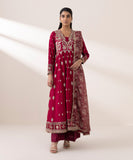 Sapphire 3 Piece - Embroidered Raw Silk Suit F3SFLX25V314 Online Shopping