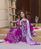 Sapphire 3 Piece - Embroidered Raw Silk Suit F3SFLX25V316 Online Shopping
