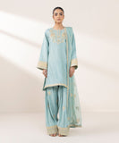 Sapphire 3 Piece - Embellished Cotton Net Suit F3SFLX25V323 Online Shopping