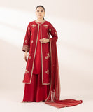 Sapphire 3 Piece - Embellished Cotton Net Suit F3SFLX25V331 Online Shopping