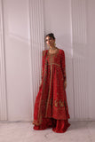 Maysha:  SS24HF-3017 RUST  Dhanak Brand Original Fabrics
