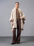 Limelight I9883CS-FRE-002-WoolenCapeShawl Online Shopping