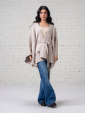 Limelight I9985CR-FRE-014-KnitBeltedCape Online Shopping
