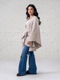 Limelight I9985CR-FRE-014-KnitBeltedCape Online Shopping
