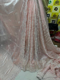 SC11 Light Pink Beads and sequence work Cutdana Fabrics