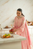 Pink Peonies Agha Noor Brand Original Fabrics