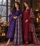 noor by saadia asad D6 B Aubergine Delight
