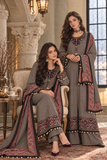noor by saadia asad D9 A - classic Black Pinstripes