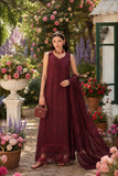 D10 – Burgundy Saadia Asad Brand Original Fabrics
