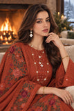 saadia asad D5 - Orange Maggam Aari
