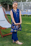 SS26DK-0218 ROYAL BLUE 2PCs Dhanak Brand Original Fabrics